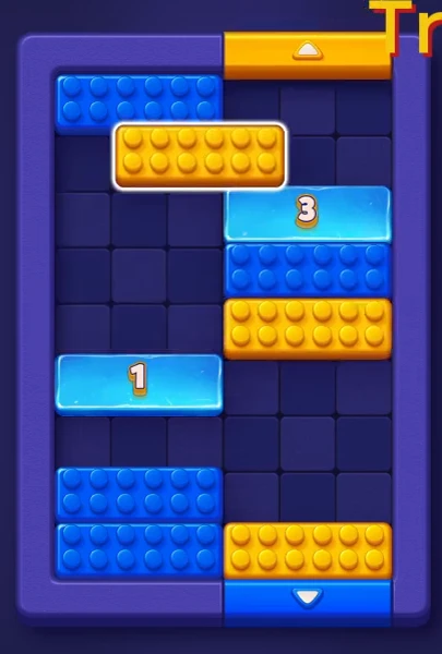 Block Out Level 13 board near the end