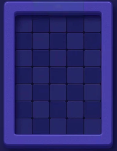 Empty board after clearing Block Out Level 3