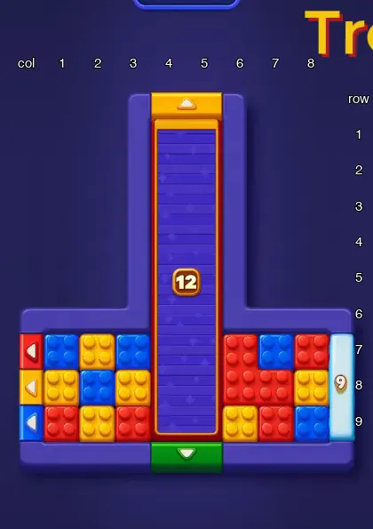 Block Out Level 30 board at the start